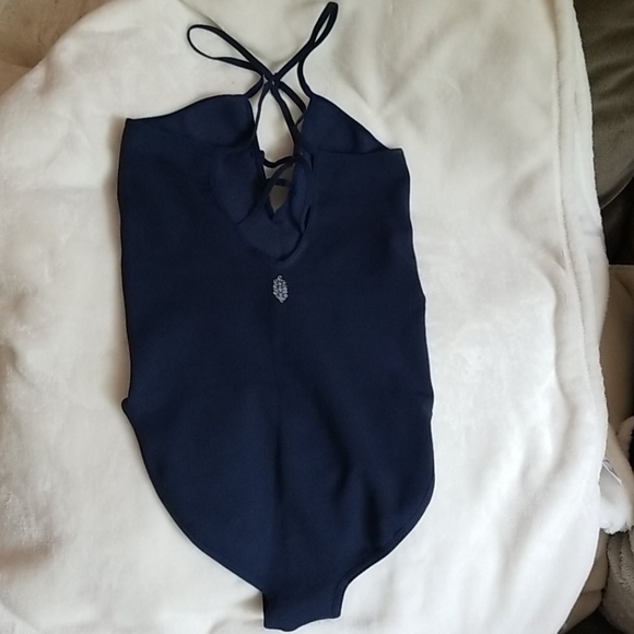 Free People Bodysuit Neon NWOT - Picture 3 of 4
